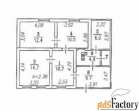 дом 62 м² на участке 7 сот.