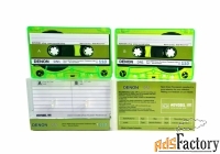Аудиокассета DENON DN1  Neon Fluorescent Green 110