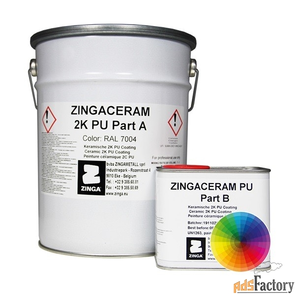 ZINGACERAM PU Акриловое полиуретановое покрытие Zinga