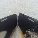 Туфли кожаные замшевые женские,чёрные