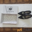 Туфли кожаные замшевые женские,чёрные