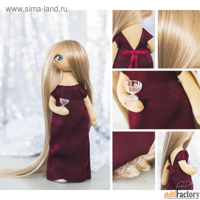 Интерьерная кукла «Лорен», набор для шитья, 18 × 22.5 × 3 см