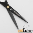 Ножницы парикмахерские «Premium,лезвие-5,5 см,черный