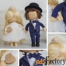 Интерьерные куклы «Жених и Невеста», набор для шитья 15,6 × 22.4 × 5.2