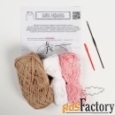 Мягкая игрушка «Зайка Рафаэлка», набор для вязания, 12 см × 4 см × 10