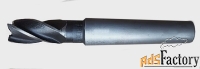 Фреза концевая 16,0 мм, к/х, Р6М5, КМ2, 4-х перая, 117/32 мм, СССР.