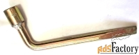 Ключ баллонный Г-образный 17 мм, изогнутый, с монтажной лопаткой, оцин