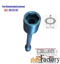 Ключ торцовый баллонный 38х квадрат 22, прямой,  для ГАЗ, ЗИЛ, ПАЗ.
