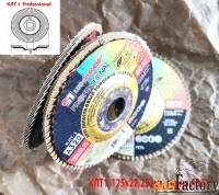 Круг лепестковый торцовый КЛТ1 125х22, Professional, зерно А 320, Луга