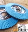 Круг лепестковый КЛТ2 125х22, торцовый, Zircon, зерно 120, ZK, среднее