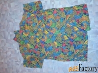 Продам мужские  яркие цветные рубашки рукав короткий 48/168 Италия