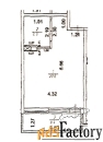 1 - комн.  квартира, 27 м², 2/16 эт.