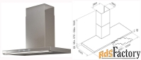 Продаю настенную кухонную вытяжку Pando P-480/120 IX (850) SEC