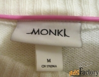 Свитер шерстяной белый тёплый ангора