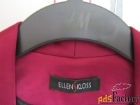 Бордовый пиджак с отливом, размер 46