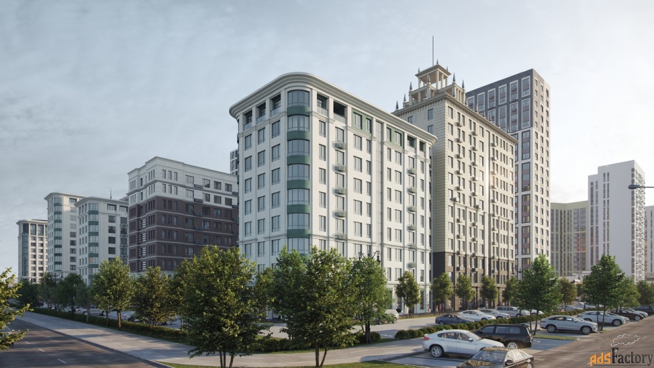 3 - комн. квартира, 93.12 м², 2/18 эт.