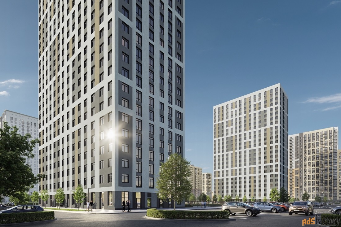 2 - комн.  квартира, 64.81 м², 13/22 эт.
