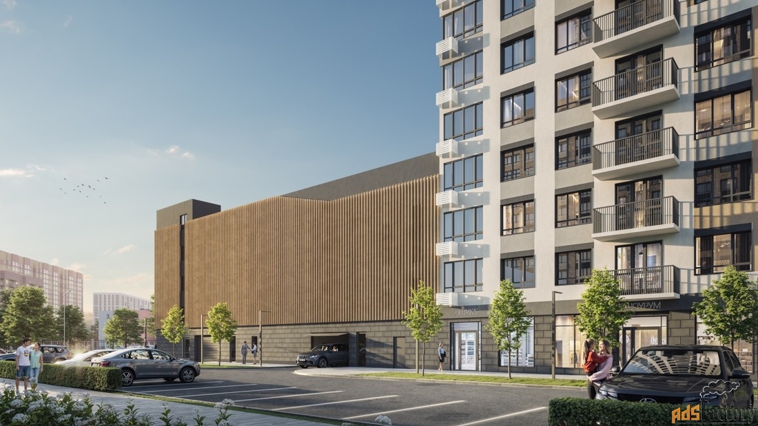 3 - комн.  квартира, 82.38 м², 14/21 эт.