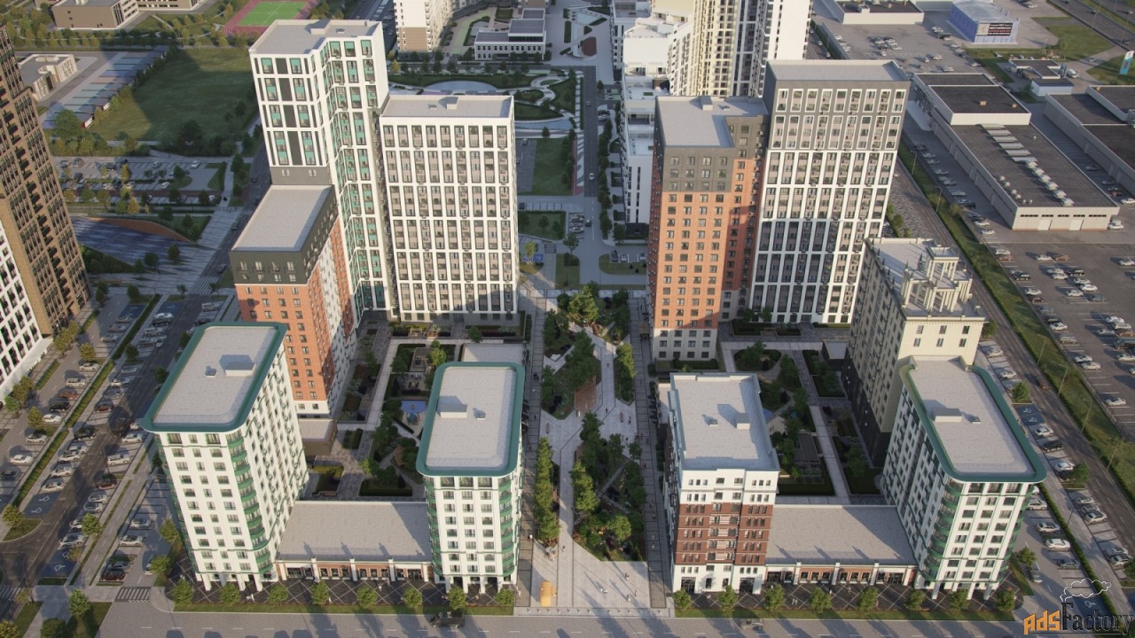 1 - комн.  квартира, 59.7 м², 18/18 эт.