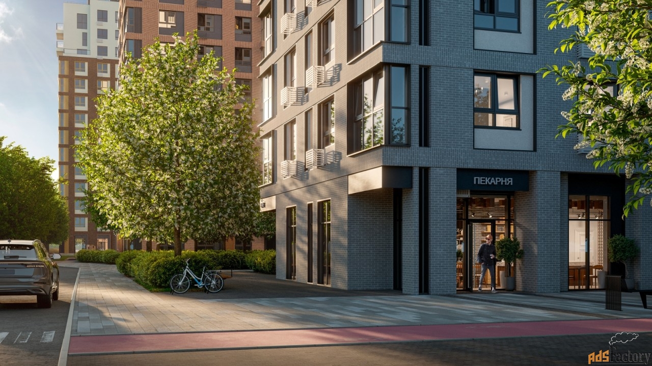 1 - комн.  квартира, 42.8 м², 13/16 эт.