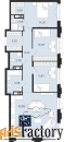 3 - комн.  квартира, 101.02 м², 7/14 эт.