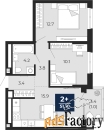 2 - комн.  квартира, 51.1 м², 8/16 эт.
