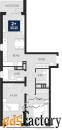 2 - комн.  квартира, 65.23 м², 21/22 эт.