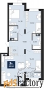 3 - комн.  квартира, 90.9 м², 7/9 эт.