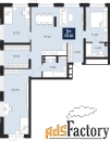 2 - комн.  квартира, 75.3 м², 16/24 эт.