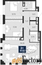 2 - комн.  квартира, 83.97 м², 4/4 эт.