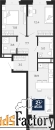 2 - комн.  квартира, 65 м², 9/16 эт.