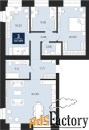 3 - комн.  квартира, 107.89 м², 2/10 эт.