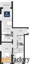 2 - комн.  квартира, 64.83 м², 10/22 эт.