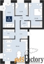 3 - комн.  квартира, 110.7 м², 10/10 эт.