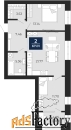 2 - комн.  квартира, 64.99 м², 5/12 эт.