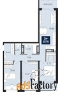 3 - комн.  квартира, 83.79 м², 21/23 эт.