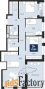3 - комн.  квартира, 89.7 м², 10/16 эт.