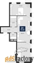 2 - комн.  квартира, 75.49 м², 2/24 эт.