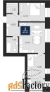 2 - комн.  квартира, 61.96 м², 4/12 эт.