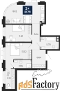 2 - комн.  квартира, 69.79 м², 2/24 эт.