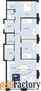 3 - комн.  квартира, 102.67 м², 2/24 эт.