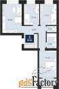 3 - комн.  квартира, 80.04 м², 7/10 эт.