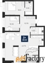 2 - комн.  квартира, 89.2 м², 2/24 эт.