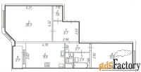 2 - комн.  квартира, 63 м², 5/17 эт.