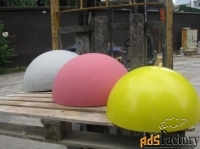 Полусферы бетонные антипарковочные, бетонные полусферы для парковки