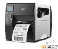 термотрансферный принтер zebra zt230, 203 dpi, serial, lpt, usb (zt230