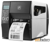 zebra dt printer zt230; 203 dpi, euro and uk cord, serial, usb, int 10