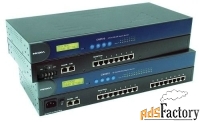 сервер moxa cn2510-16-48v 16 port async server, 10/100mbps, rs-232 230