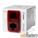 принтер пластиковых карт evolis zenius (classic, usb, огненно-красный,