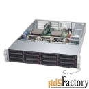 корпус supermicro cse-826bac4-r1k23wb 2x1200w черный